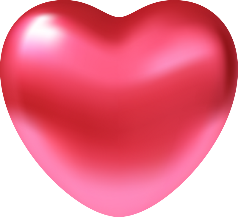 3D Heart Design Element